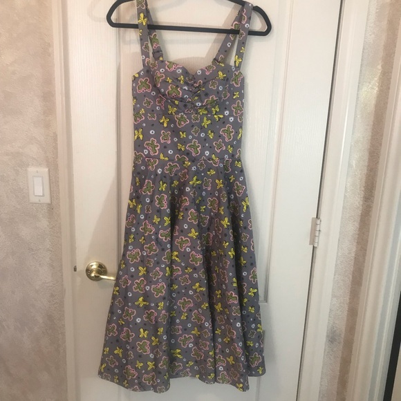 Pinup girl Mary Blair butterfly Nancy dress - Picture 2 of 7